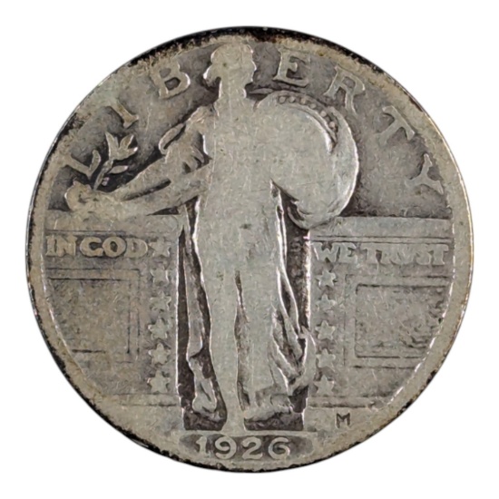 1926 Silver Standing Liberty Quarter