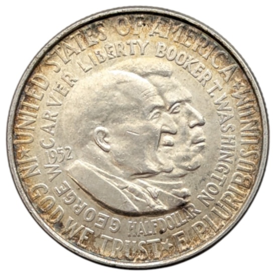 1952 Silver Carver Washington Half Dollar