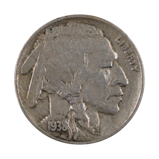 1938-D Buffalo Head Nickel