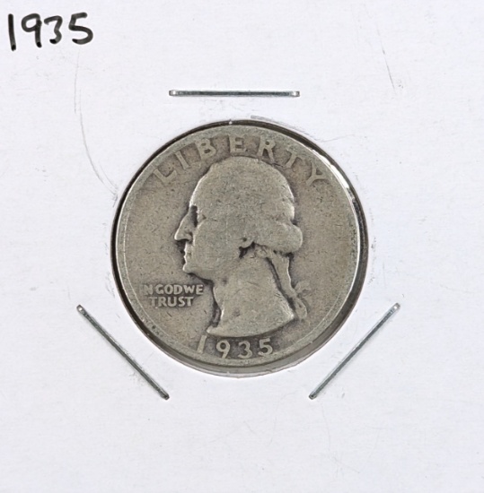 1935 Silver Washington Quarter