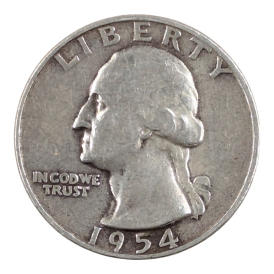 1954 Silver Washington Quarter