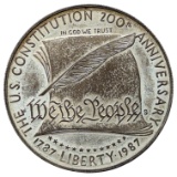 0.94 Ounce 90% Silver Round - 1987-S Constitution $1