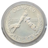 0.94 Ounce 90% Silver Round - 1988-S Olympiad $1