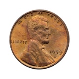 1959-D Lincoln Cent - Toned