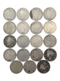 Lot of 19 Liberty V Nickels - 1900-1912