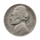 1941-S Jefferson Nickel