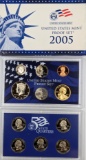 2005 US Mint Proof Set w/ COA