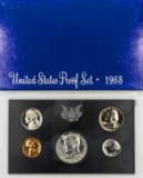 1968 Silver US Mint Proof Set - w/ Silver JFK