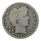 1903 Silver Barber Quarter