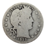 1915 Silver Barber Quarter