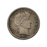 1912-D Silver Barber Dime