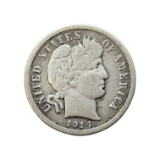 1914-D Silver Barber Dime