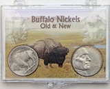Buffalo Nickels Old & New Set 1936-S & 2005-P
