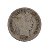 1912 Silver Barber Dime