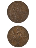 Lot of 2 - 1912 France 10 Cents
