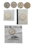 Lot of 7 Washington Quarters - 1965-2018 - Some Uncirculated