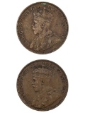 Lot of 2 Canada Cents - 1915, 1918