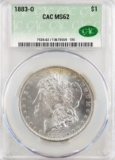 CAC 1883-O MS62 Morgan Silver Dollar - Light Toning