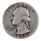 1950 Silver Washington Quarter