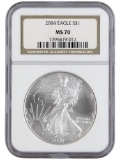 NGC 2004 MS70 American Silver Eagle Dollar