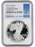 NGC 2022-W PF70 American Silver Eagle Dollar - Proof Ultra Cameo - First Day of Issue