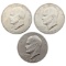 Lot of 3 Eisenhower 