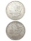 Lot of 2 Morgan Silver Dollars - Both 1921