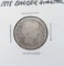 1898 Silver Barber Quarter