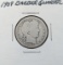 1909 Silver Barber Quarter