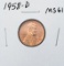 1958-D Lincoln Wheat Cent