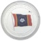 MIssissippi 1 Ounce Fine .999 Silver Round - MS Flag, Bird & Flower!