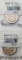 Lot of 2 - 1971-D John F Kennedy Half Dollars - Uncirculated