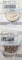 Lot of 2 - 1980-D John F Kennedy Half Dollars - Uncirculated