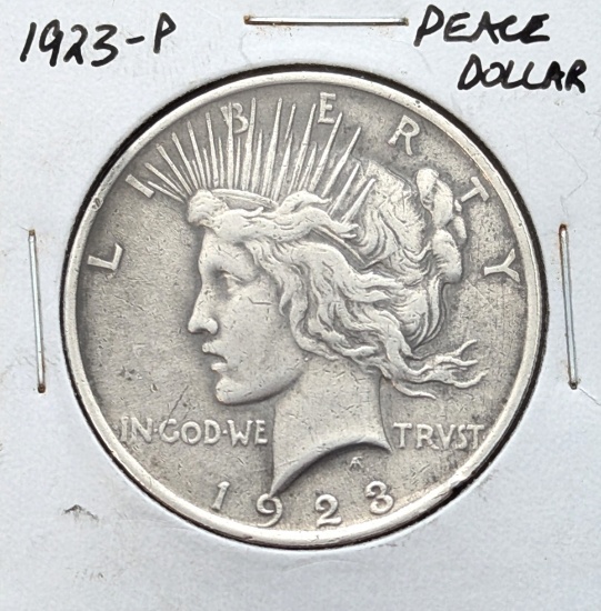 1923 Silver Peace Dollar