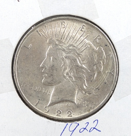 1922 Silver Peace Dollar