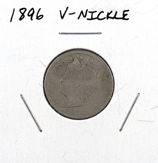 1896 Liberty V Nickel