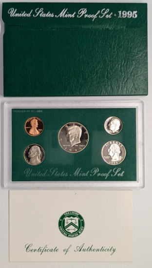 1995 US Mint Proof Set w/ COA