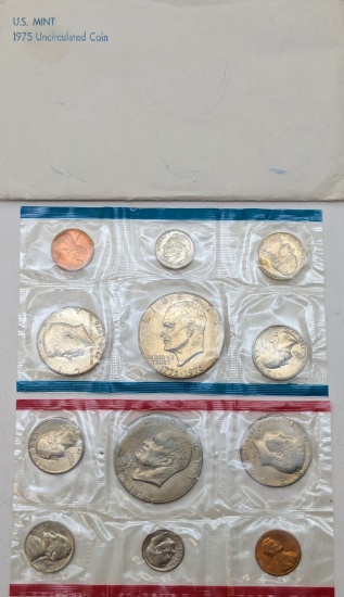 1975 US Mint Uncirculated Coin Set