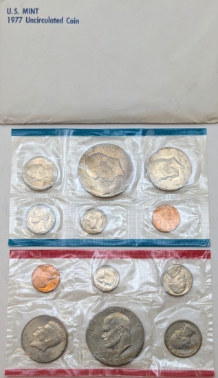 1977 US Mint Uncirculated Coin Set