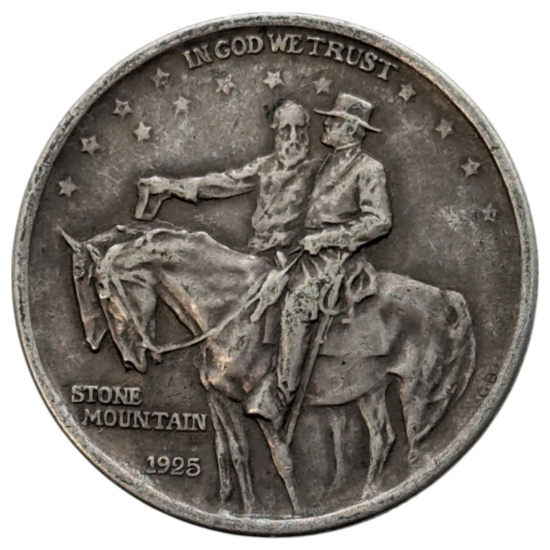 FEATURE 1925 Silver Stone Mountain Half Dollar