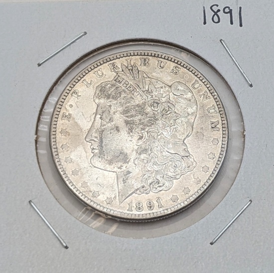 1891 Morgan Silver Dollar
