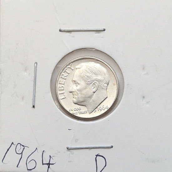 1964-D Silver Roosevelt Dime