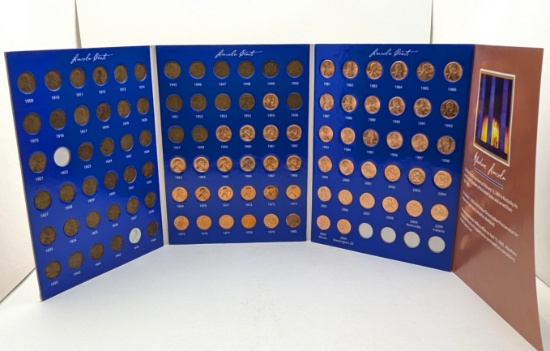 Lincoln Cents Book 1909-2009 - Only missing 1 cent!