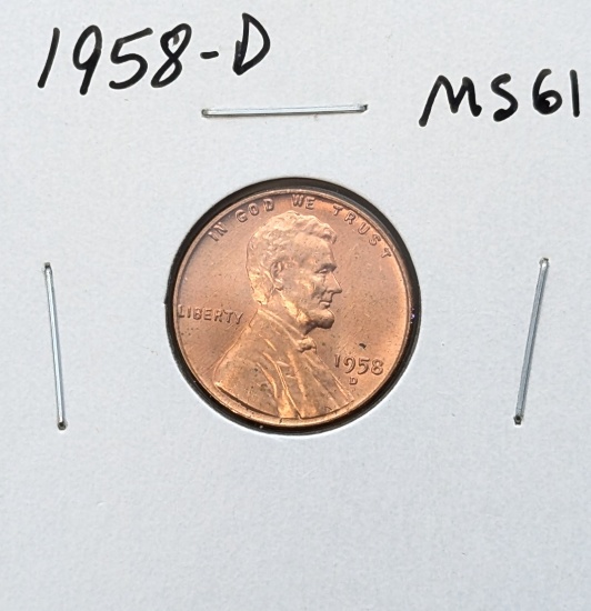 1958-D Lincoln Wheat Cent