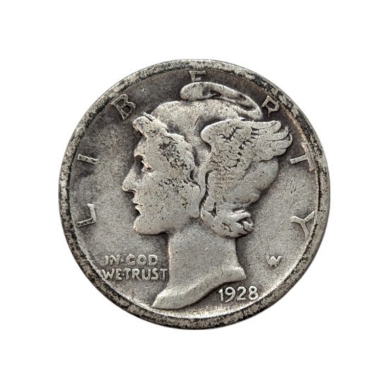 1928 Silver Mercury Dime