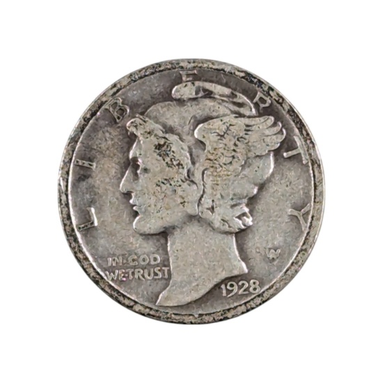 1928 Silver Mercury Dime