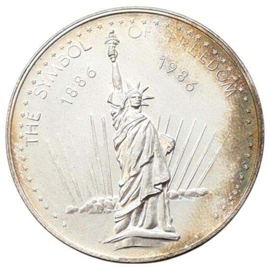 1 Ounce Fine .999 Silver Round - Statue of Liberty