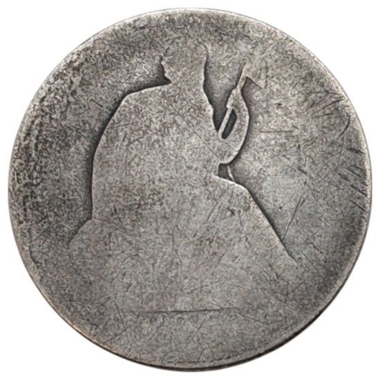 Silver Seated Liberty Half Dollar