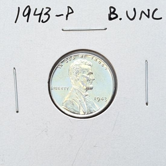 1943 Steel Lincoln Cent - BU