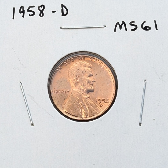1958-D Lincoln Wheat Cent